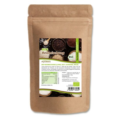 Mynatura Bio Reismischung 2x 1000g I Verschiedene Reissorten Reis Rice