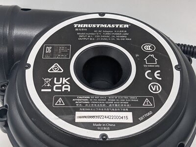 Thrustmaster Turbo Power supply adapter cable T-GT II TS-XW Thrustmaster Turbo Power supply adapter cable T-GT II TS-XW