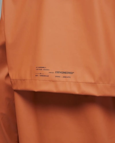 Nike Jordan 23 Engineered Trench Jacket (Orange) - Medium - New ~ DV7691 872 - Picture 5 of 9