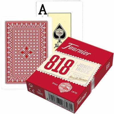 トランプ Fournier 818 vitoria 6x Fournier 818 Poker Plastic Coated Playing Cards Decks 3 Red 3