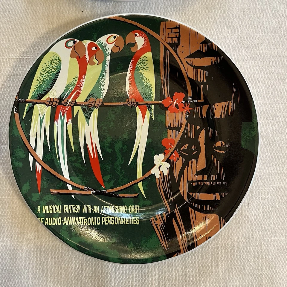 Disney Piratas del Caribe Juego de Platos de Coleccionista Jack Sparrow Jungle Cruise Foto 4 de 4