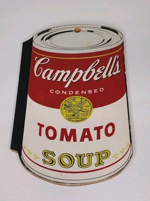 Vintage 70s CAMPBELL'S TOMATO SOUP CAN-TEMPORARIES POP-ART Orange PAGES MEMO PAD