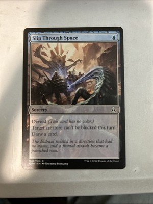 Slip Through Space 1x  MtG Oath of the Gatewatch SP/NM