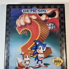 Sonic the Hedgehog 2 (Sega Genesis, 1992) - CIB Complete w Manual - Tested