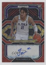 2021 Panini Prizm Draft Picks Choice Red 78/88 Trendon Watford #CP-TWA Auto 1pe9