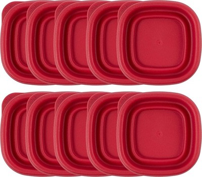 Replacement 4.75'' Lids for Rubbermaid Food Storage Containers 1.25 & 2-Cup (10)