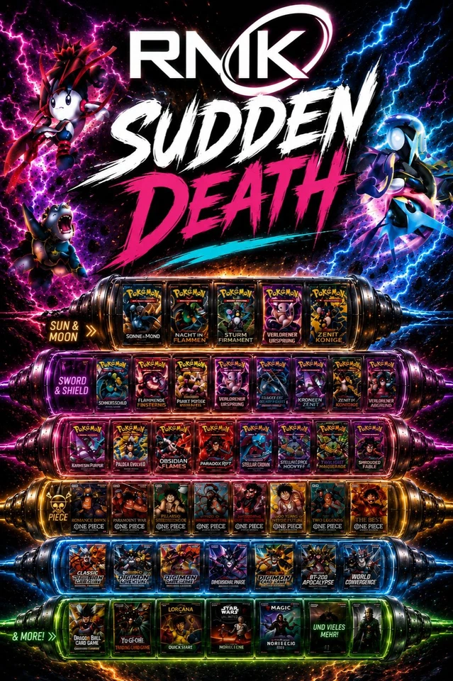 SUDDEN DEATH SLAPS EINZELKARTEN + SEALED STUFF!
