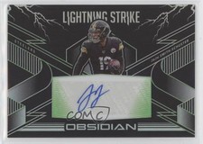 2020 Panini Obsidian Electric Etch Green 41/50 JuJu Smith-Schuster Auto 0f2i