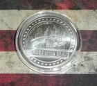 1oz GSM Home of the Free Because of the Brave BU Silver Round