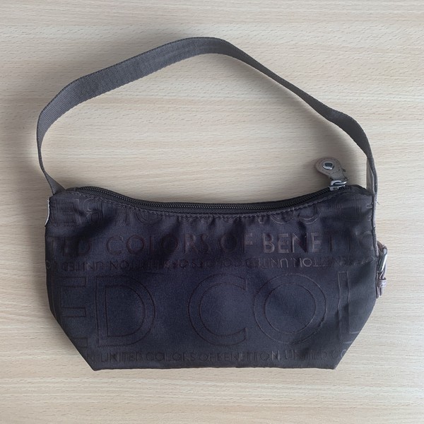 United Colors of Benetton | Schultertasche / Handtasche | Dunkelbraun