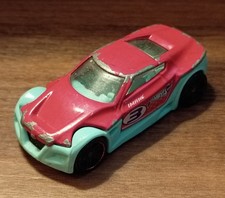 Mattel Hot Wheels Symbolic - 1:64 Diecast Red & Blue Toy Car F26 - 2013
