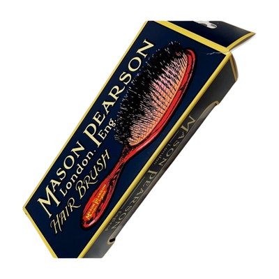 Mason Pearson SB3 ダークルビー ヘアブラシ Mason Pearson SB3 Sensitive Pocket Pure Boar Bristle Hair Brush
