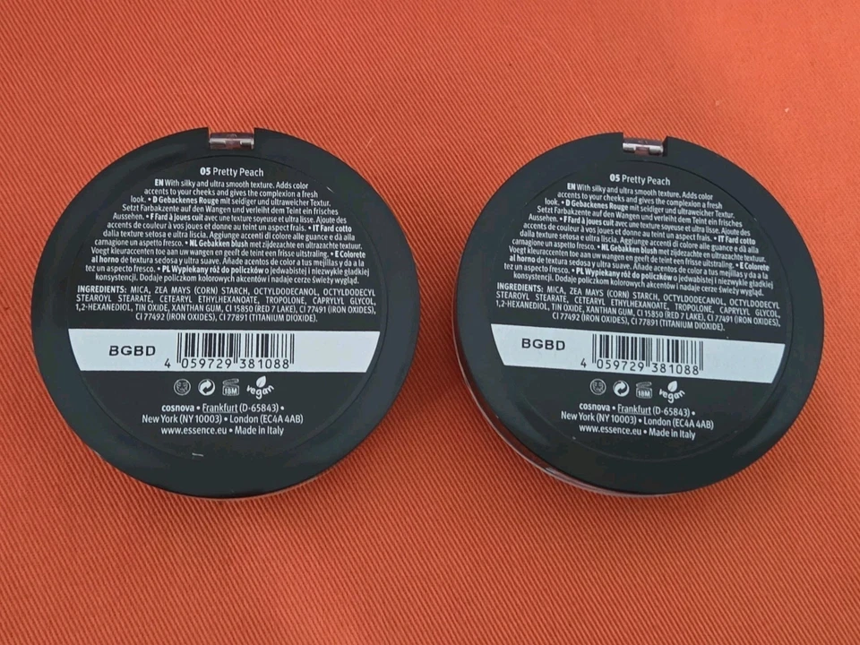3 Essence Pure NUDE Baked Blush 05 Pretty Peach 7g/Net Wt. 0.24 Oz - Image 3 of 3