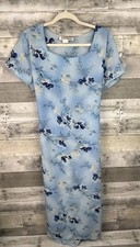 Top Secret VTG Women’s Short Sleeve Maxi Dress With Waist Tie