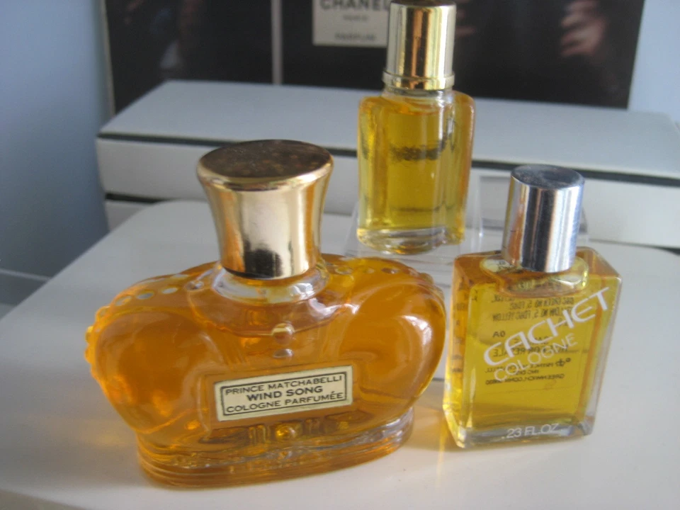 🎁3x Perfume Aviance colonia Prince Matchabelli Wind Song 1/4 de colección 1 oz Foto 3 de 4