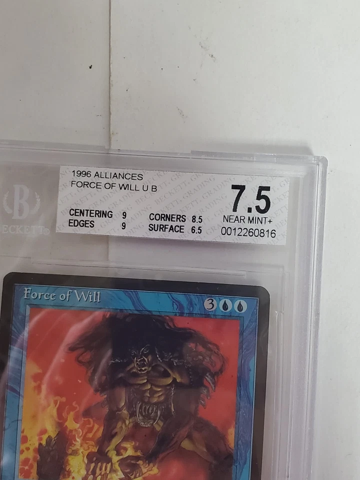 MTG Force of Will English AL Alliances BGS 7.5 - Image 2 of 4