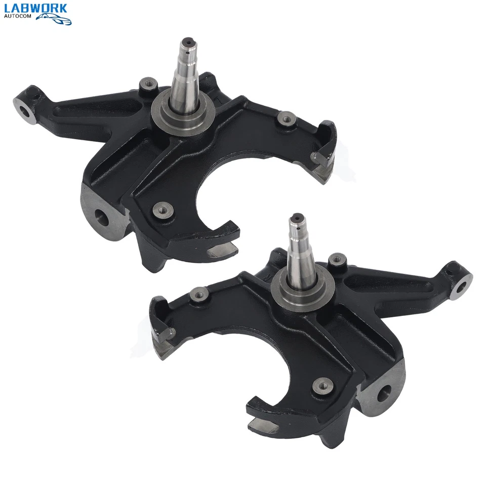 For Chevrolet C10 1975 1976-1986 1987 Drop Lowering Spindles kit w/ 1" Rotor Foto 4 de 4