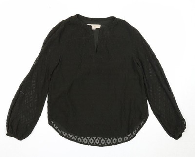 Damenbluse UK Größe XS LOFT grün Polyester