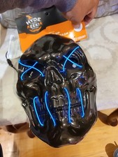 Hyde  EEK Boutique Light-Up Skull Mask   Adult LED Halloween Costume Accessory