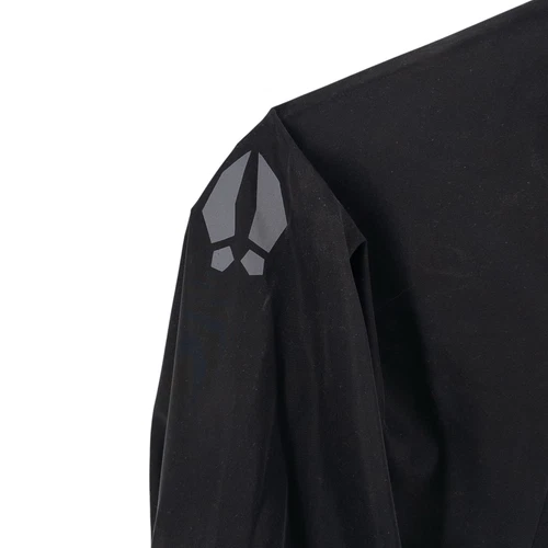 Bearded Goat Men's Med Full Zip Packable Windbreaker Black Outdoor Hiking Jacket image 3
