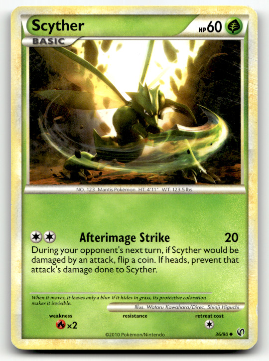 Scyther (36) 36/90 Normal Uncommon Undaunted LP