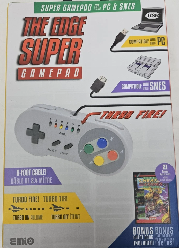 EMiO The Edge Super Gamepad Compatible with PC & SNES - Image 2 of 2