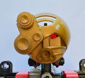 Lego Bionicle Kanohi Mask Akaku Kopaka 2001 RARE Exclusive Retired GOLD