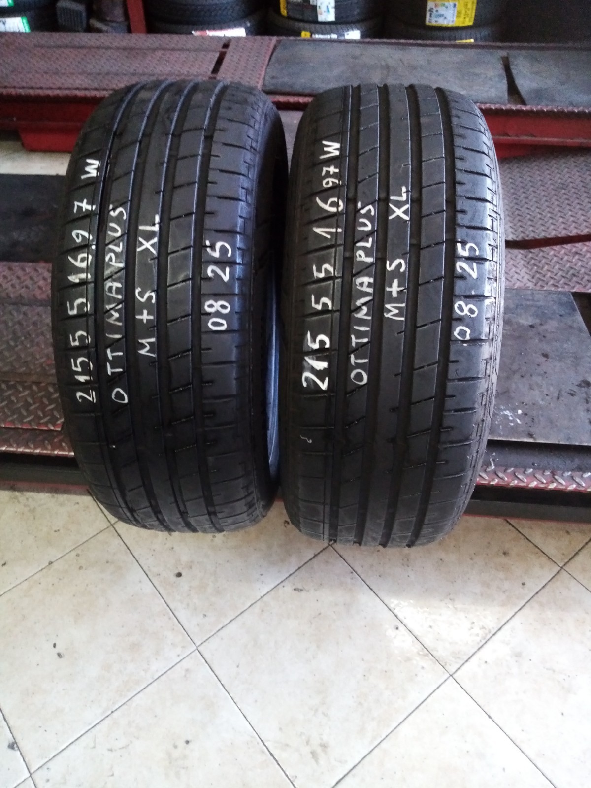 2 pneumatici estive 215 55 16 massimo ottima plus 97W XL M+S