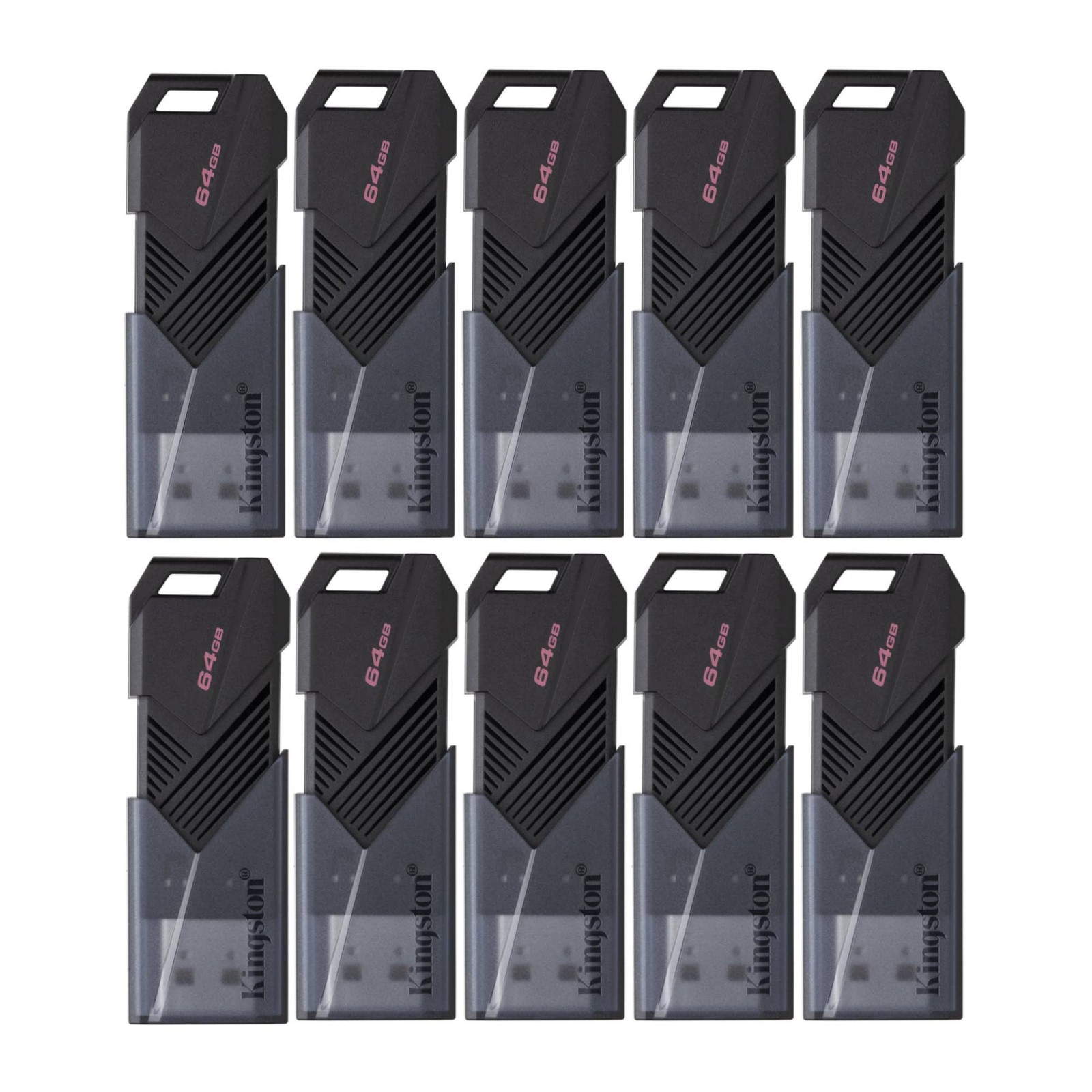 64GB Exodia Onyx USB 3.2 Flash Drive 10-Pack Matte Black