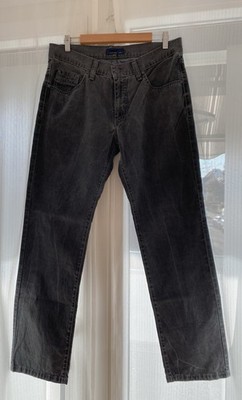 Pioneer Men s Jeans W35 L32   Black Regular Fit Straight Leg  Rando 