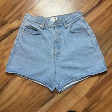 Vintage Sostanza High-Waisted Denim Jean Shorts size 13/14