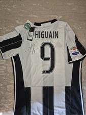 maglia juventus 2016 2017 higuain 9 autografata adidas NUOVA