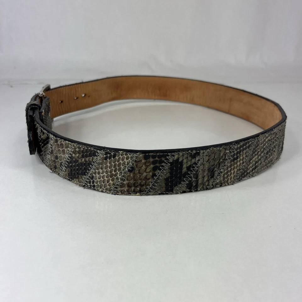 Cinturón pitón DAN POST - Hecho en EE. UU. - Para hombre Talla 32 Foto 2 de 4