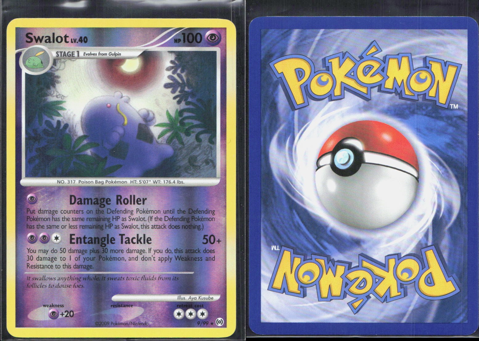 SWALOT 9/99 HOLO HOLO RARE ARCEUS POKEMON REVERSE HOLO NM/M