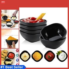 Wheat Straw Dipping Bowls Set 6 Pack 5oz Unbreakable Microwave Dishwasher Safe