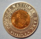 1973d Encased Cent Token from Monsey, New York - Rockland County — photo 1