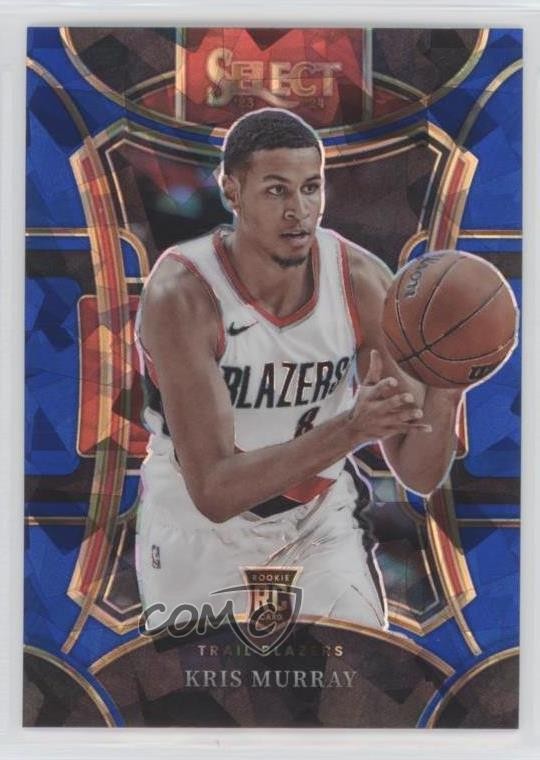 2023 Panini Select Mezzanine Level Blue Cracked Ice Prizm Kris Murray #306 1dh1