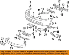 NEW OEM GENUINE 2004-2008 ACURA TSX Front Bumper Head lamp Bracket 71140-SEA-000