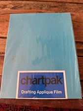 Chartpak DAF8 Drafting Applique Film 8.5x11 Matte Mylar 100 Sheets Open-Tested