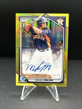 2024 Bowman Chrome #CPA-MP Miguel Palma Auto Yellow Refractor /75
