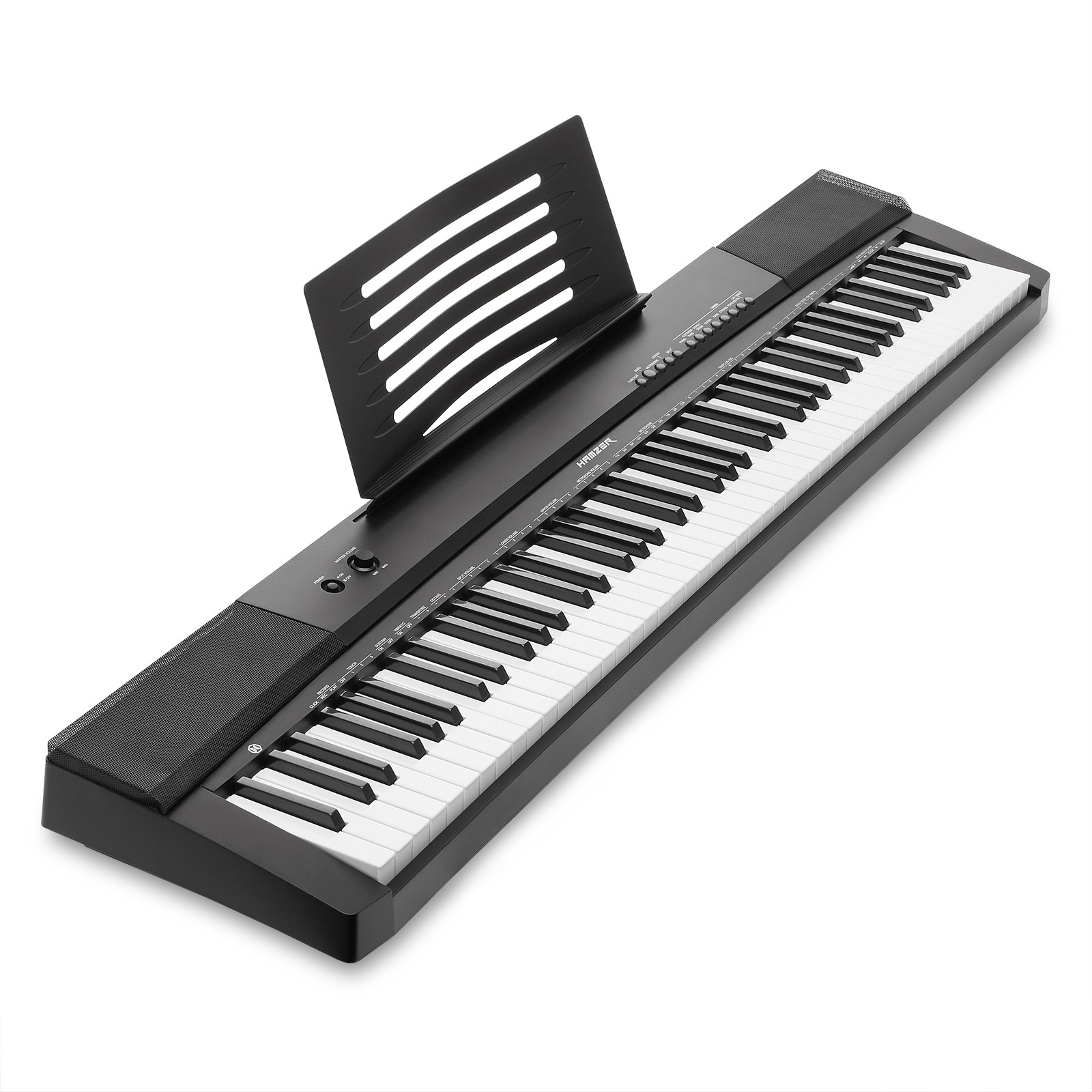 88 Key Electronic Keyboard Piano w/ Sustain Pedal & Full Size Semi Weighted Keys