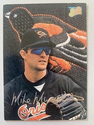 Mike Mussina 1993 Leaf Studio #202 Baltimore Orioles EX FREE SHIPPING!