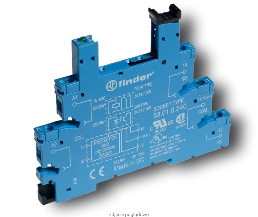 F93-01-7-024-0000 SOCKET 0.3M 6-24V DC TO 34 93.01.7.024