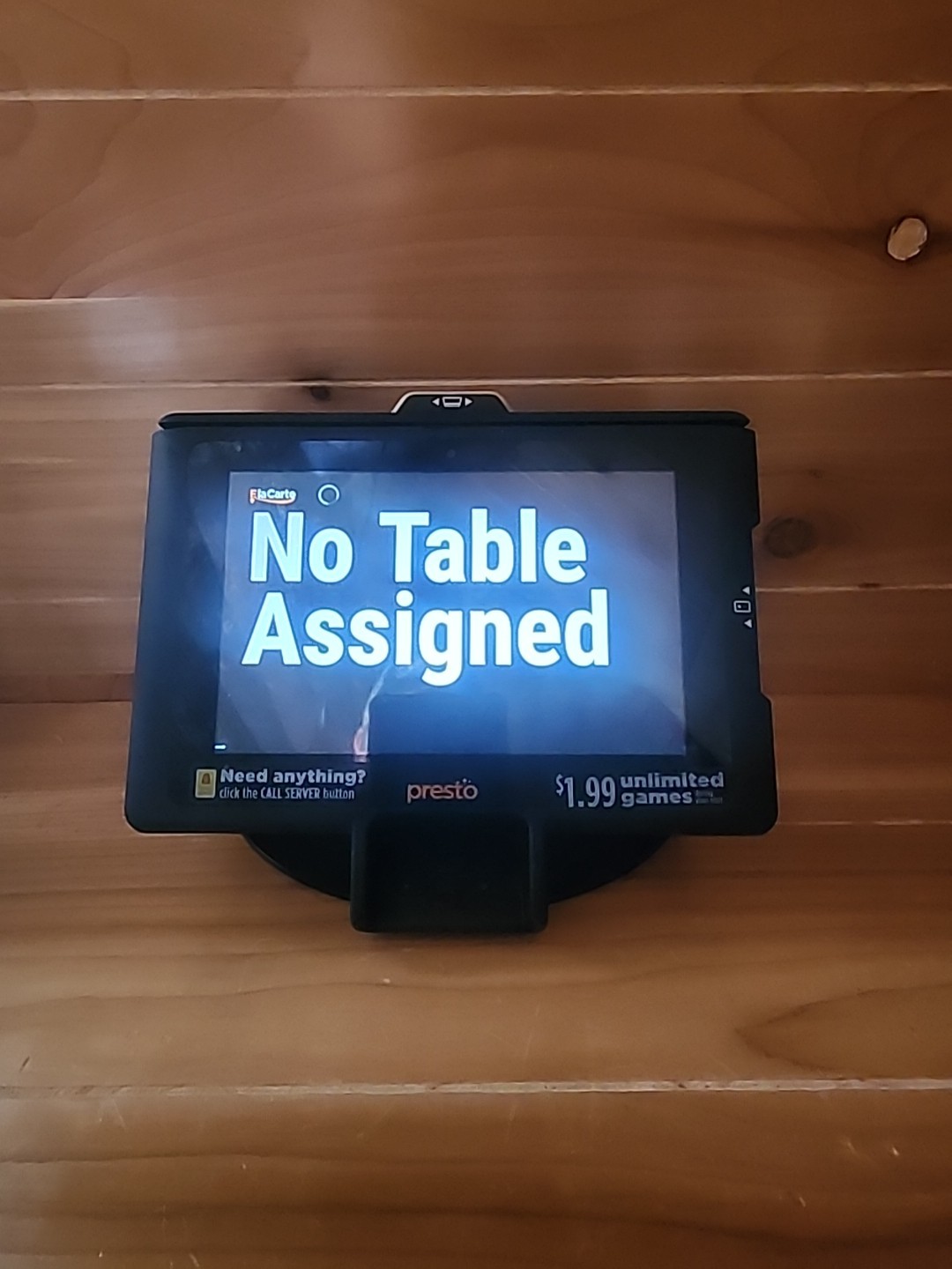ELA CARTE PRESTO A3 POINT-OF-SALE POS SYSTEM WITH STAND