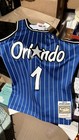 Swingman Mitchell & Ness Orlando Magic Anfernee Hardaway #1 Jersey Blue Size M — photo 8