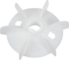 High-Efficiency Motor Fan Blade 130mm 6 Vanes Engineering Plastic DIY Heat Tool