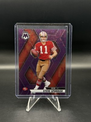 2025 Mosaic Football No 42 Steve Spurrier Purple Disco No Huddle Prizm 9/50