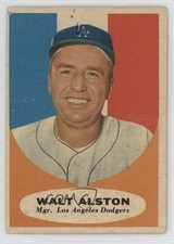 1961 Topps Walter Alston #136 HOF 03j5