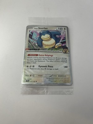EB Games Hop s Snorlax 117/159 Journey Together Stamped Promo SEALED