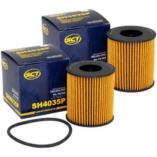 Ölfilter 2 X SCT SH 4035 P für Citroen Berlingo Fiat Ford Jaguar Land Rover Mini